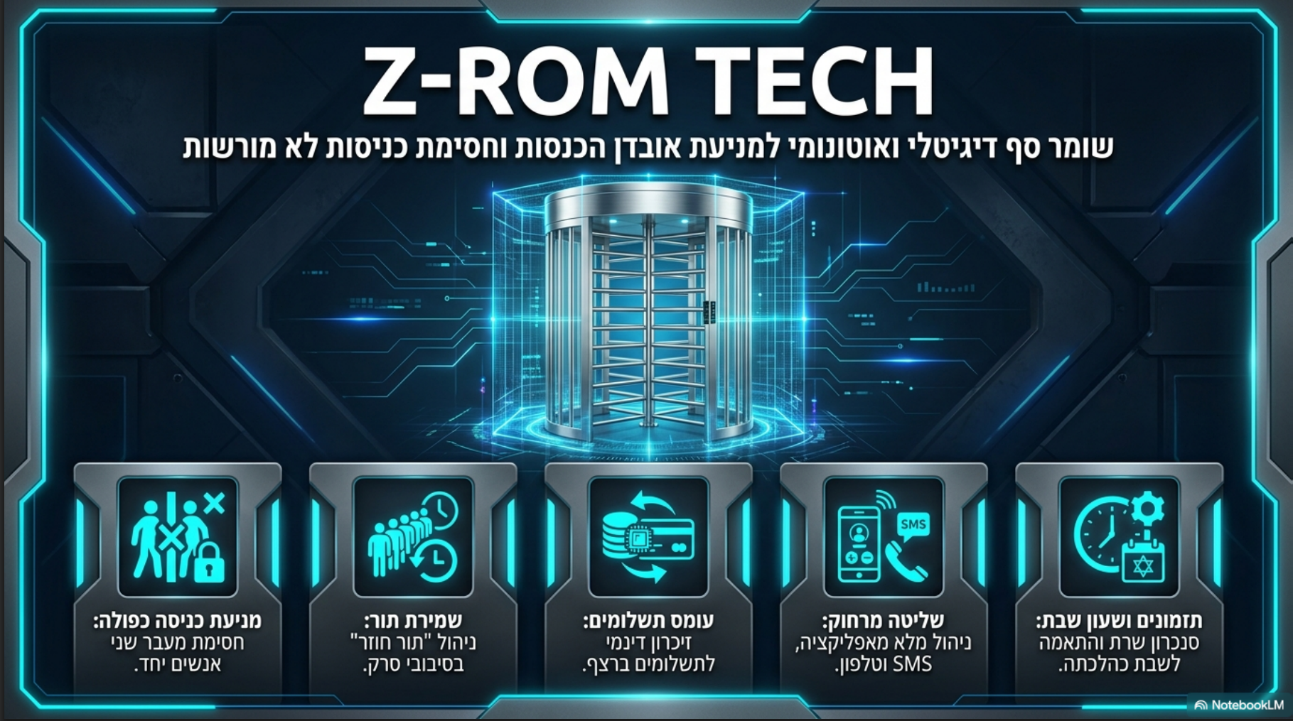 Z-ROM Turnstile Hard Lock System
